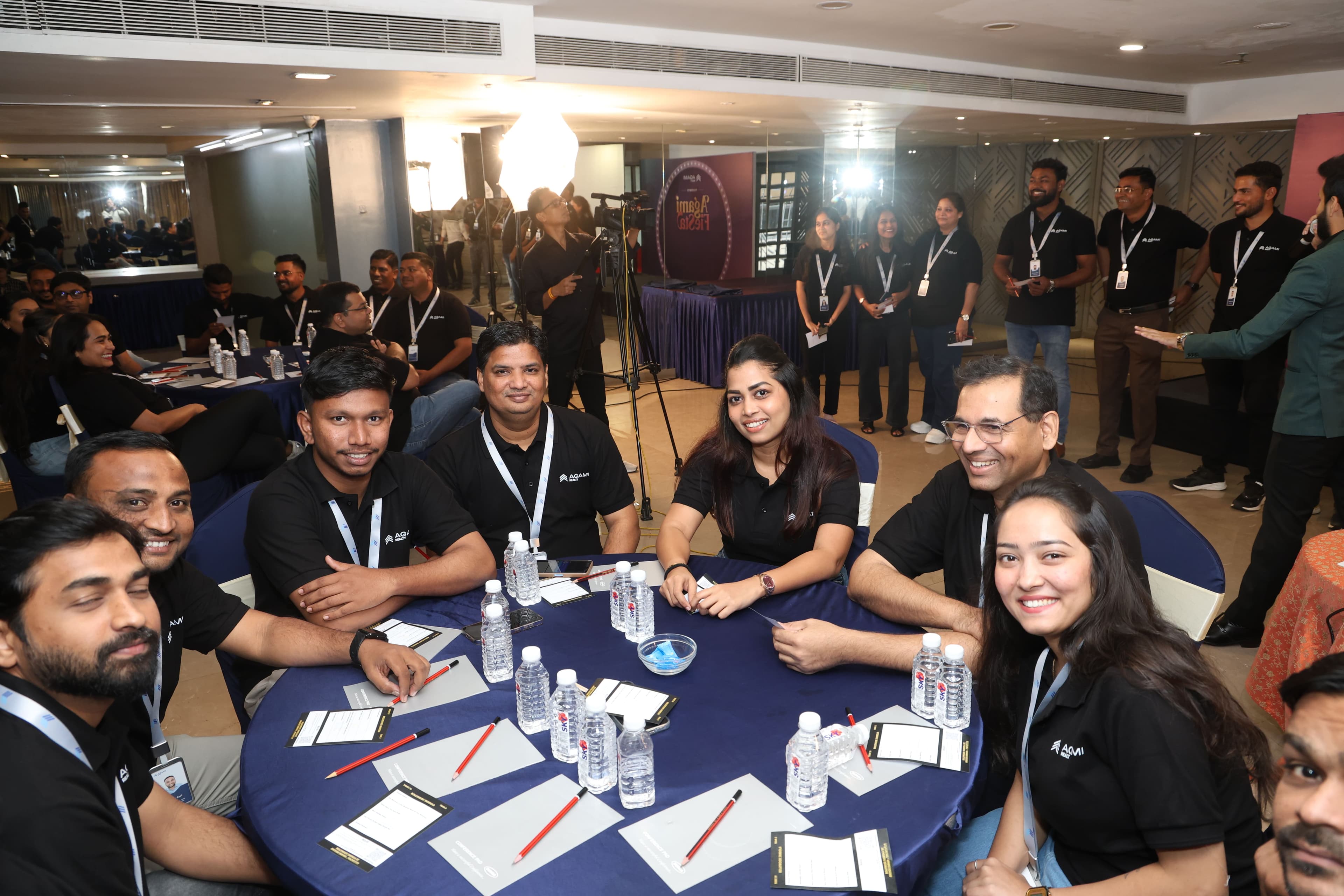 Team meeting at corporate office