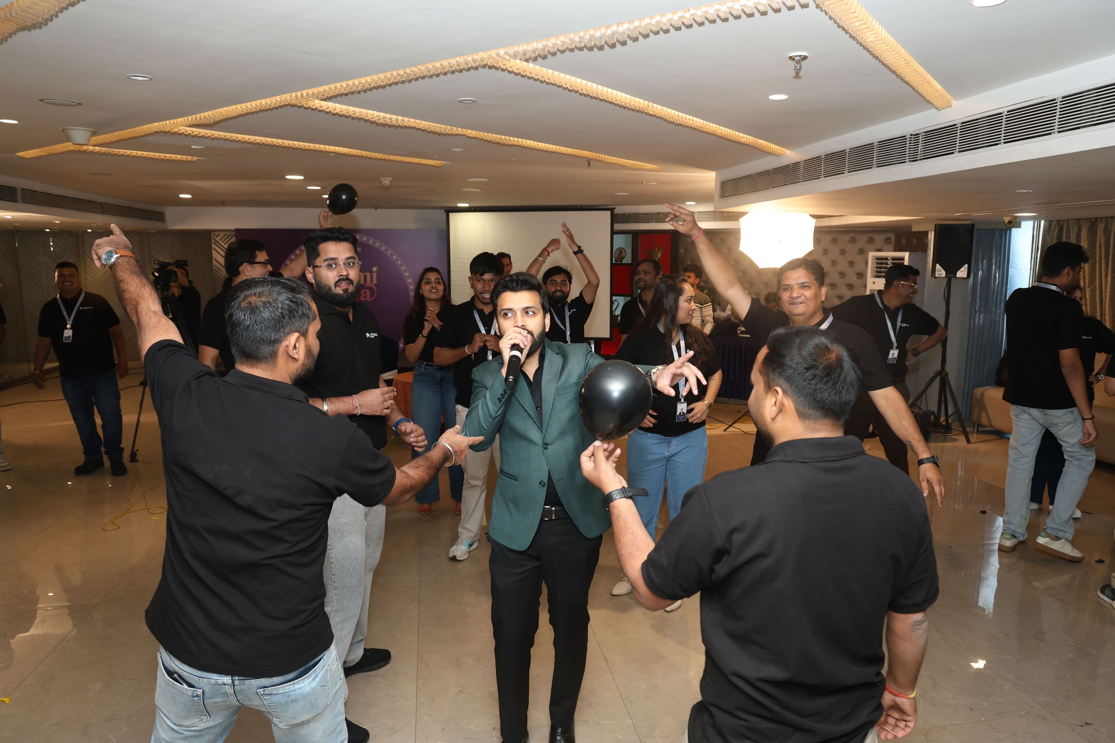 Team lunch at project site