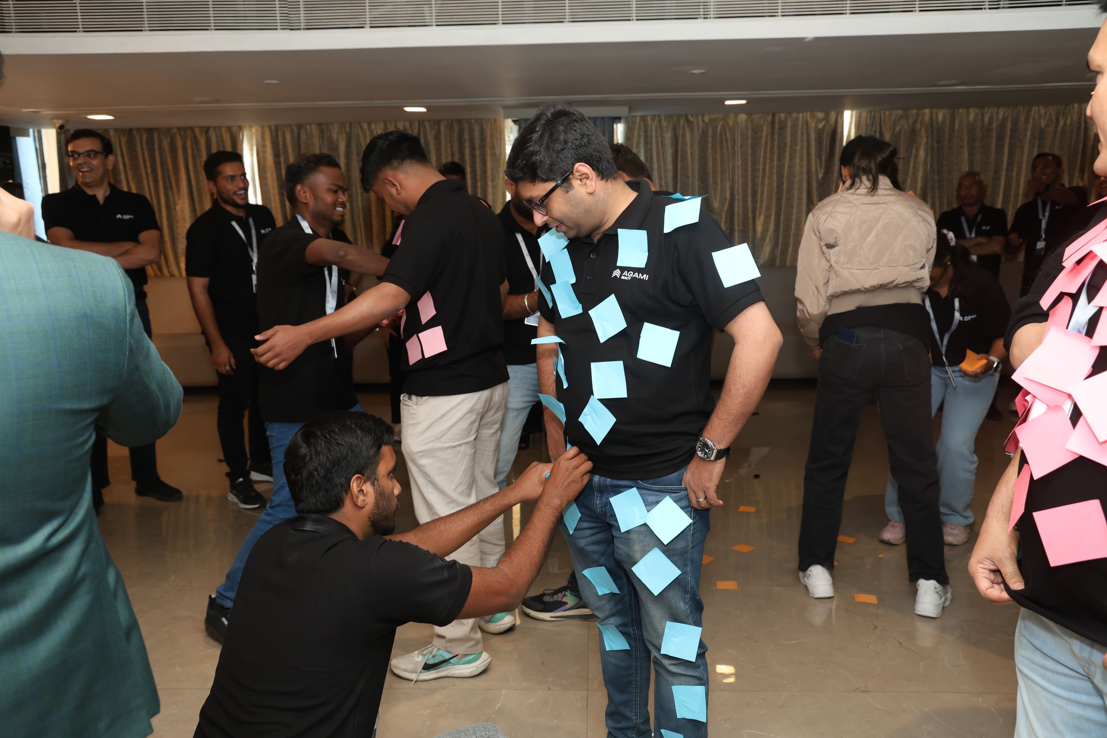 Employee recognition ceremony